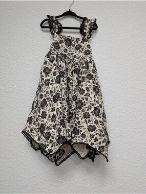 Joie Kids Black Floral Dress 3T
